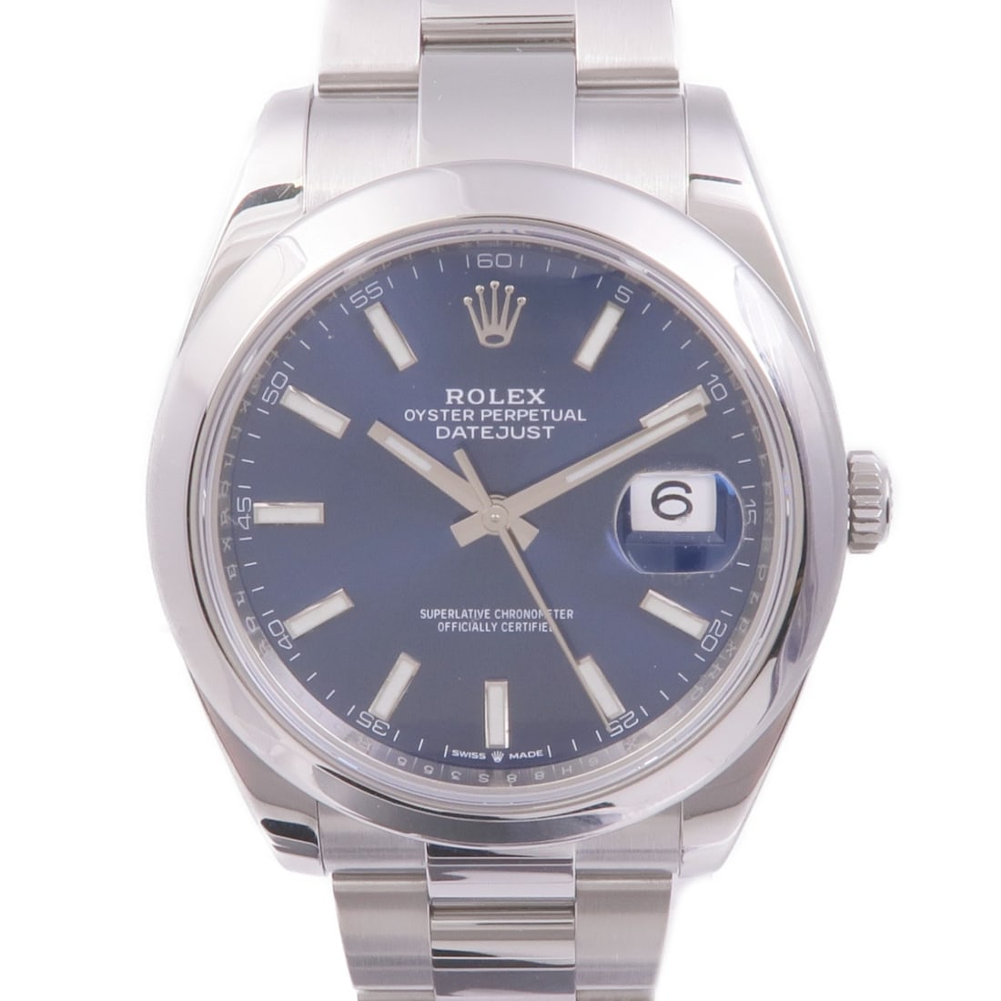 ROLEX Datejust 41 126300 Automatic Stainless Steel Blue Dial Watch (1 of 14)