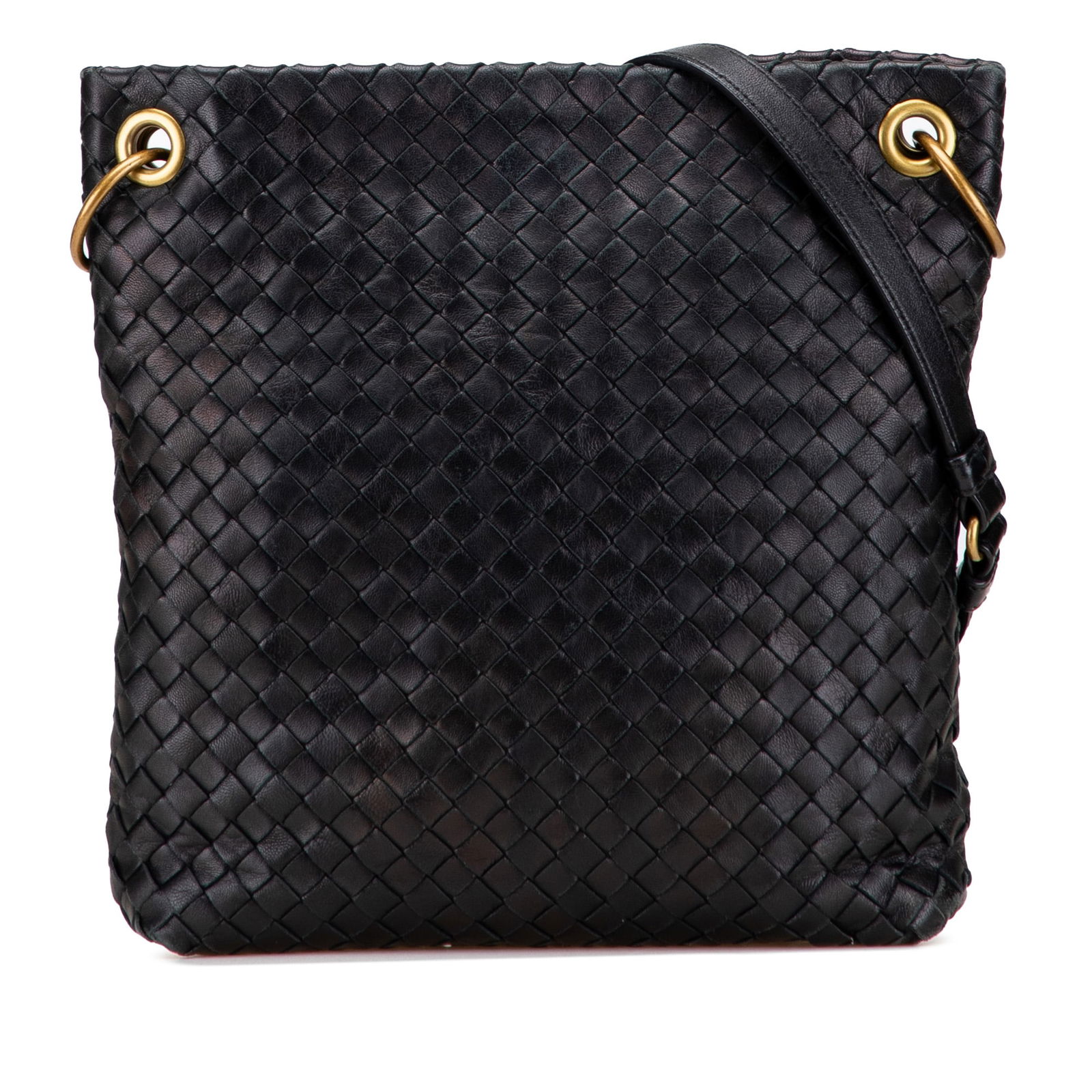 Bottega Veneta Nappa Intrecciato Black Leather Crossbody Bag: Bottega Veneta Nappa Intrecciato Black Leather Crossbody Bag Introducing the Bottega Veneta Nappa Intrecciato Crossbody, a sophisticated accessory crafted from premium woven leather. This elegant bag
