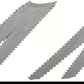 Hermes Vintage Gray Wool Pants Size 38 Casual Style: Hermes Vintage Gray Wool Pants Size 38 Casual Style Elevate your casual wardrobe with these vintage Hermes long pants in a sophisticated gray hue. Crafted from 100% wool, these pants offer both comfor