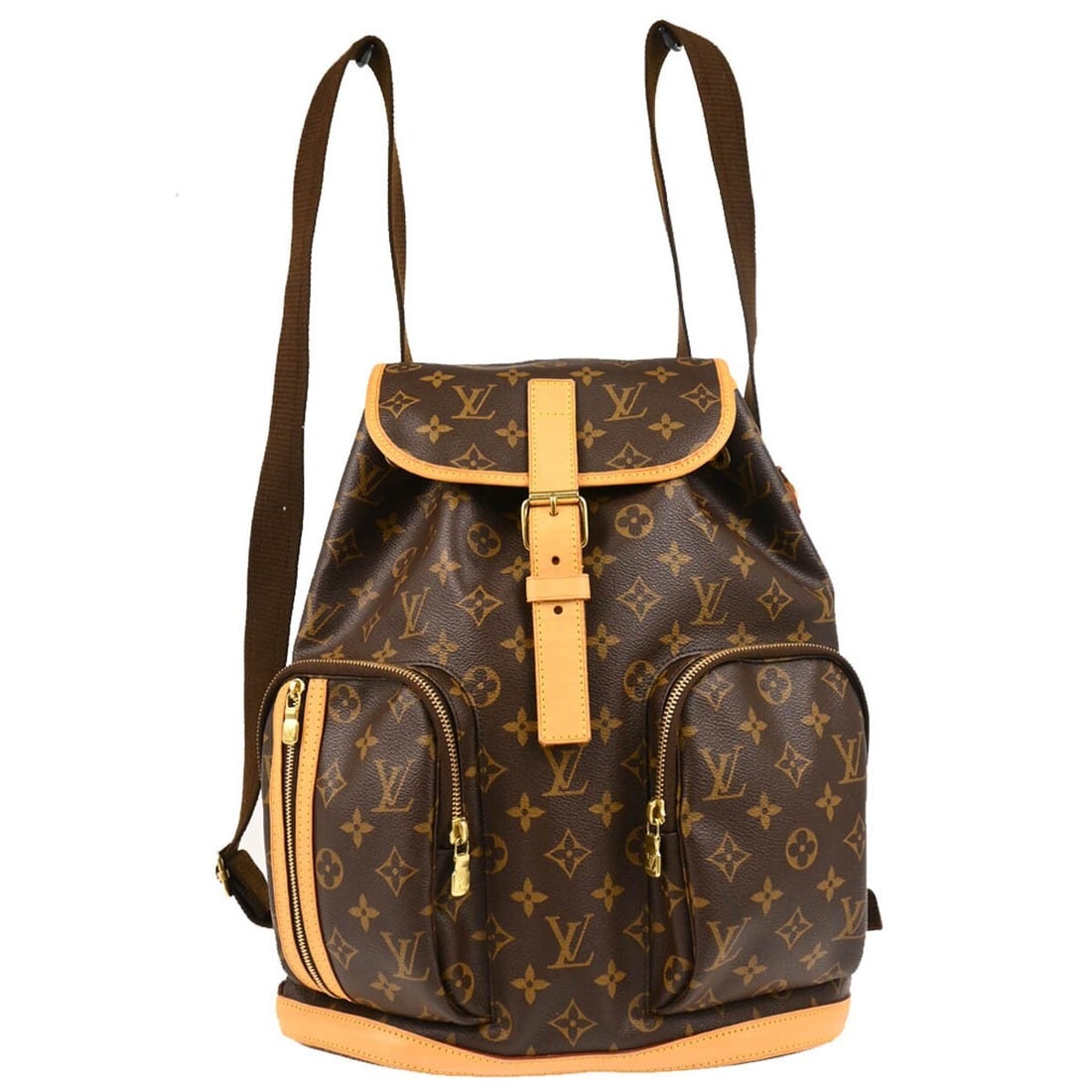 Louis Vuitton Monogram Sac A Dos Bosphore Backpack M40107 Brown Canvas: Louis Vuitton Monogram Sac A Dos Bosphore Backpack M40107 Brown Canvas This Louis Vuitton Monogram Sac A Dos Bosphore Backpack (M40107) is a stylish and practical accessory for everyday use. Crafted f