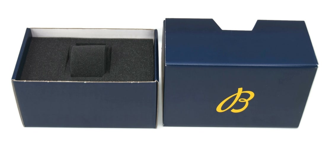 Breitling Authentic 3 Watch Storage Box 9x5x4 Inches (1 of 1)