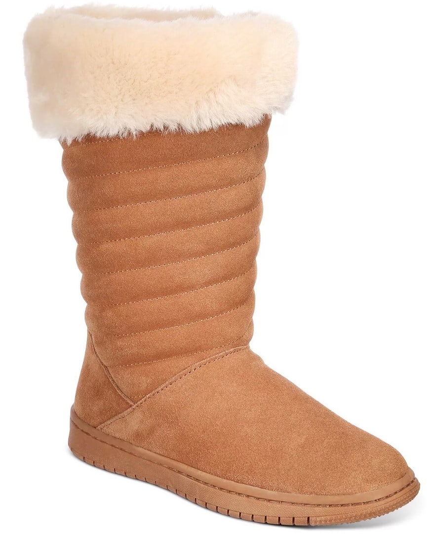 STYLE & CO Novaa Women's Quilted Snow Boots Chestnut 8M: STYLE & CO Novaa Women's Quilted Snow Boots Chestnut 8M Stay warm and stylish this winter with the STYLE & CO Novaa Quilted Cold-Weather Boots in Chestnut. These women's snow boots feature a round toe