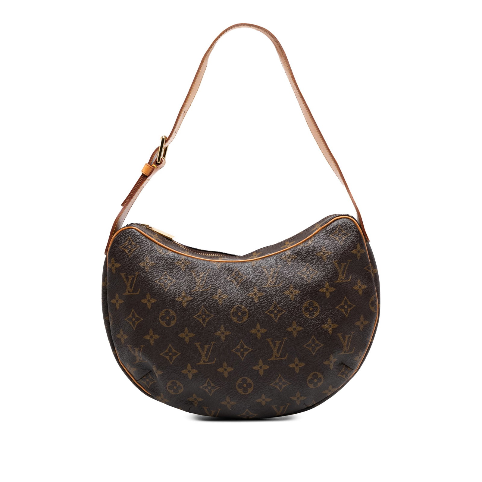 Louis Vuitton Monogram Croissant MM Bag with Vachetta Trim (1 of 7)