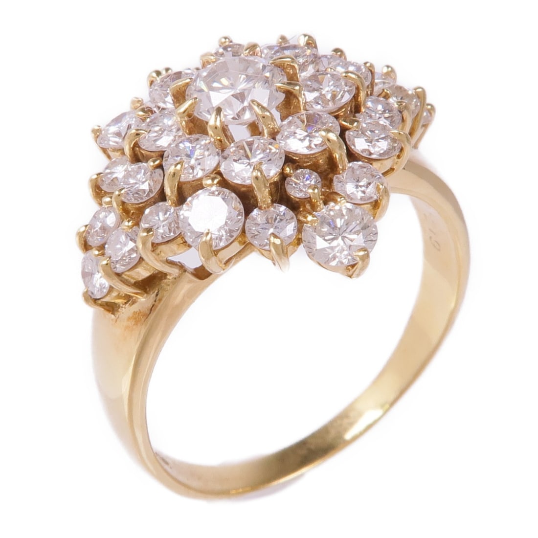 Diamond Ring in 18K Yellow Gold Size 8 by JEWELRY (1 of 9)