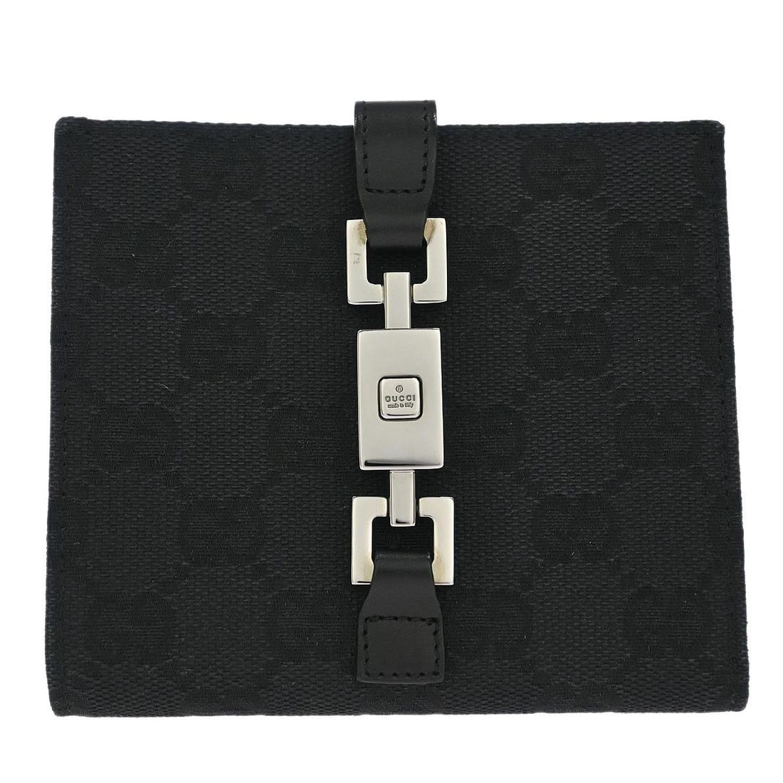 Gucci Black Canvas GG Zip-Around Wallet 05474.2067 Italy (1 of 7)