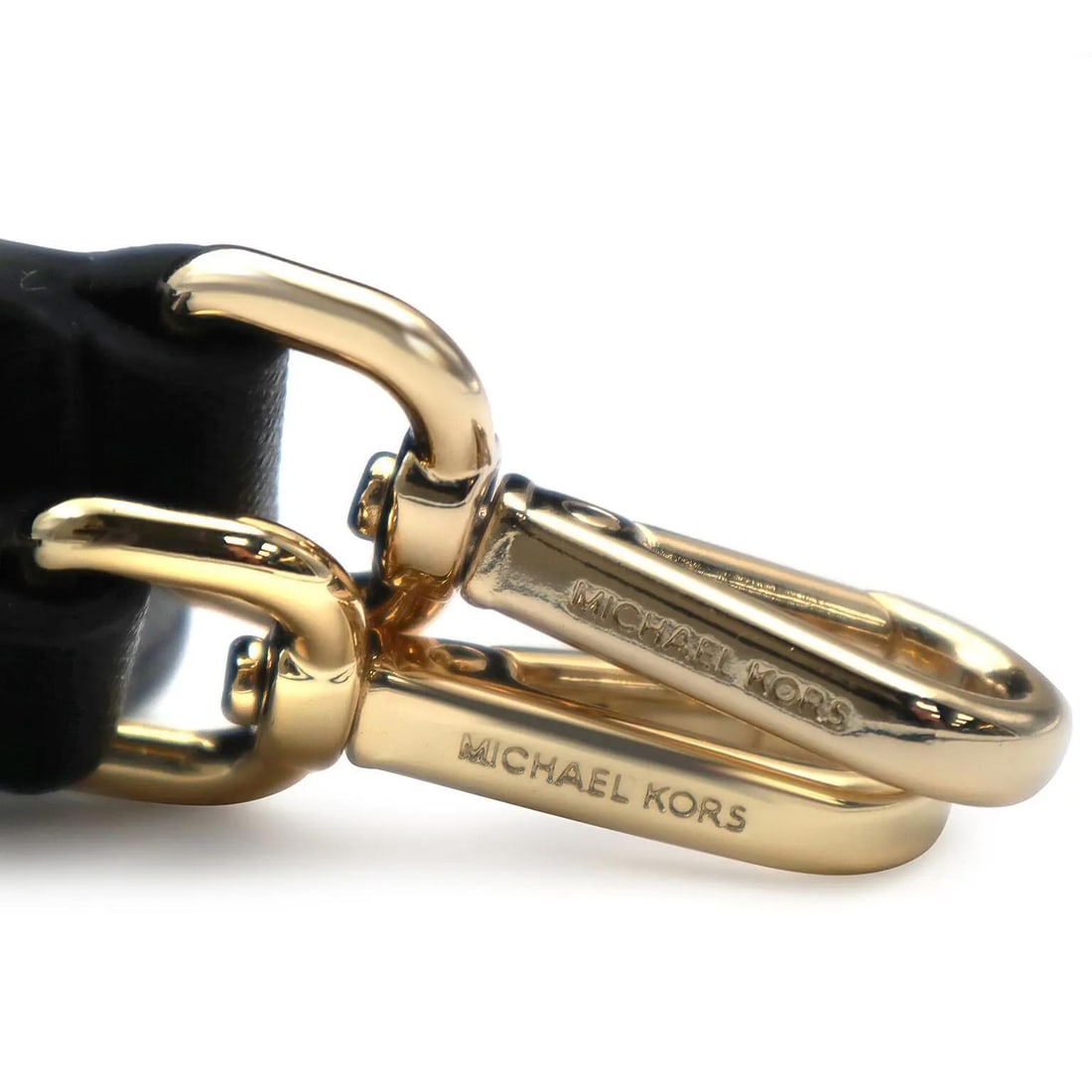 Michael Kors Selma Satchel 30T3GSMS2L-001 Black Studded Leather Handbag - 10