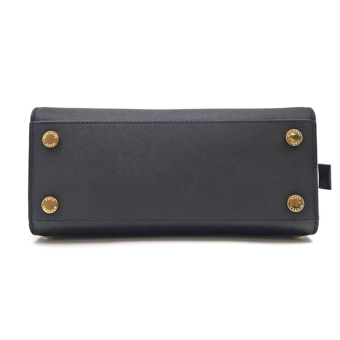 Michael Kors Selma Satchel 30T3GSMS2L-001 Black Studded Leather Handbag - 7