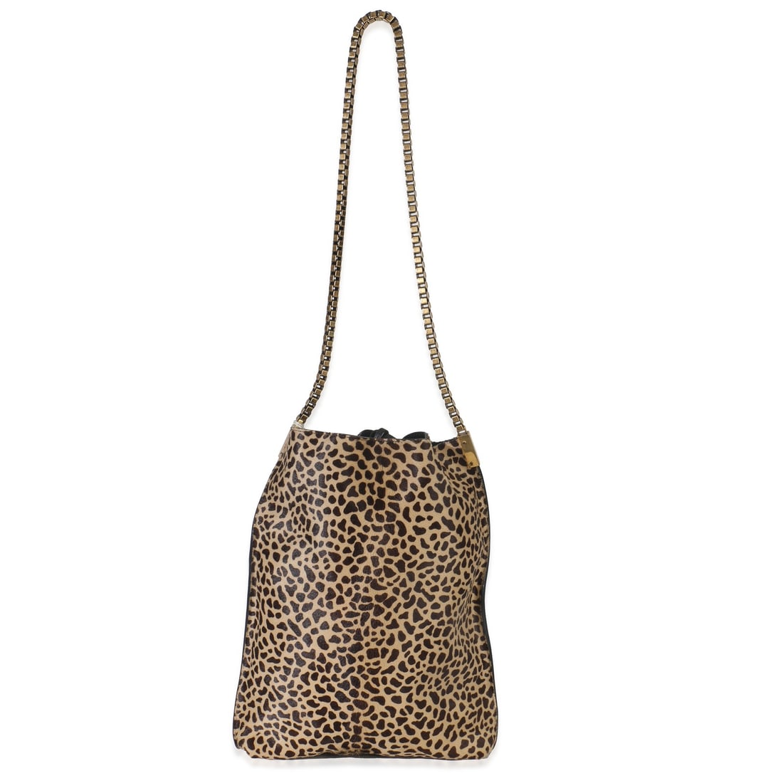 Saint Laurent Small Suzanne Hobo Leopard Pony Hair Bag (1 of 9)