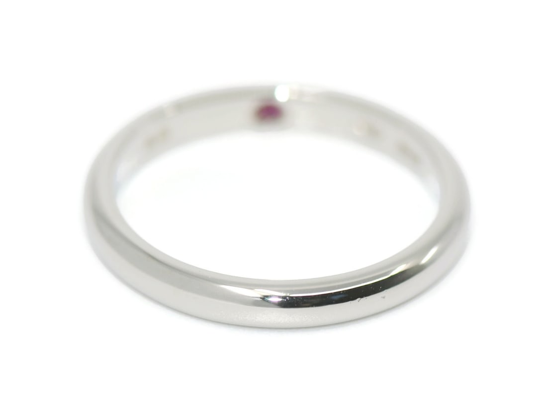 Roberto Coin 950 Platinum Ring Size 6 Authentic 2.5mm (1 of 2)