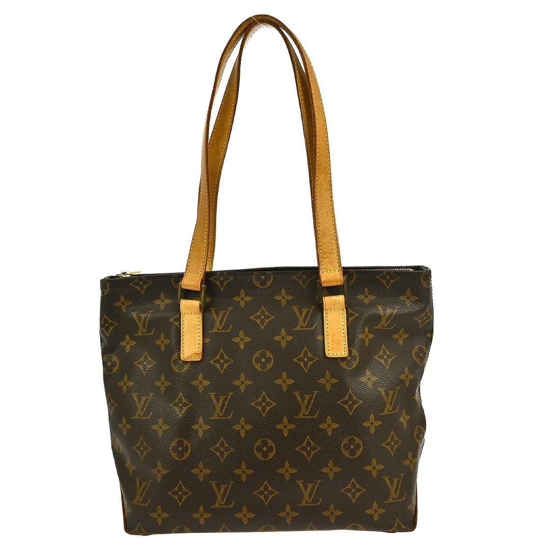 Louis Vuitton Cabas Piano Monogram Tote Bag Brown Vintage (1 of 9)