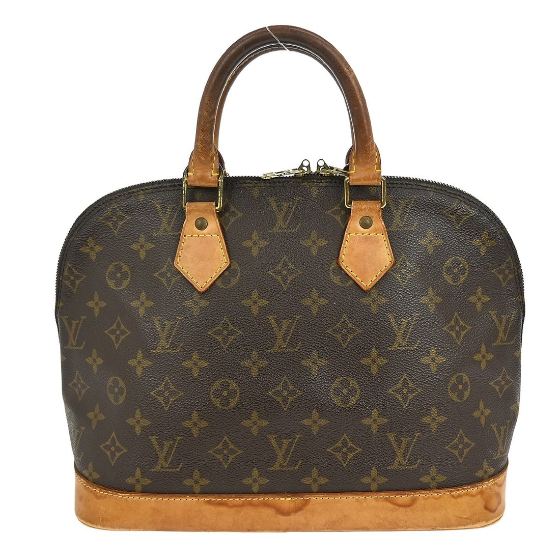 Louis Vuitton Monogram Alma Handbag M51130 Vintage Brown Canvas (1 of 7)