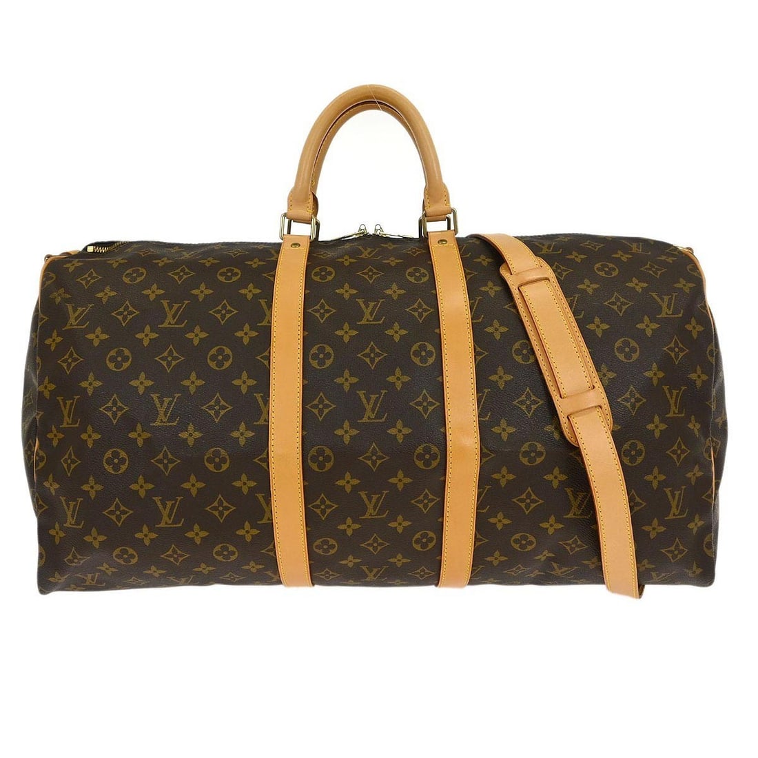 Louis Vuitton Keepall Bandouliere 55 Monogram Duffle Bag TH1916 (1 of 11)