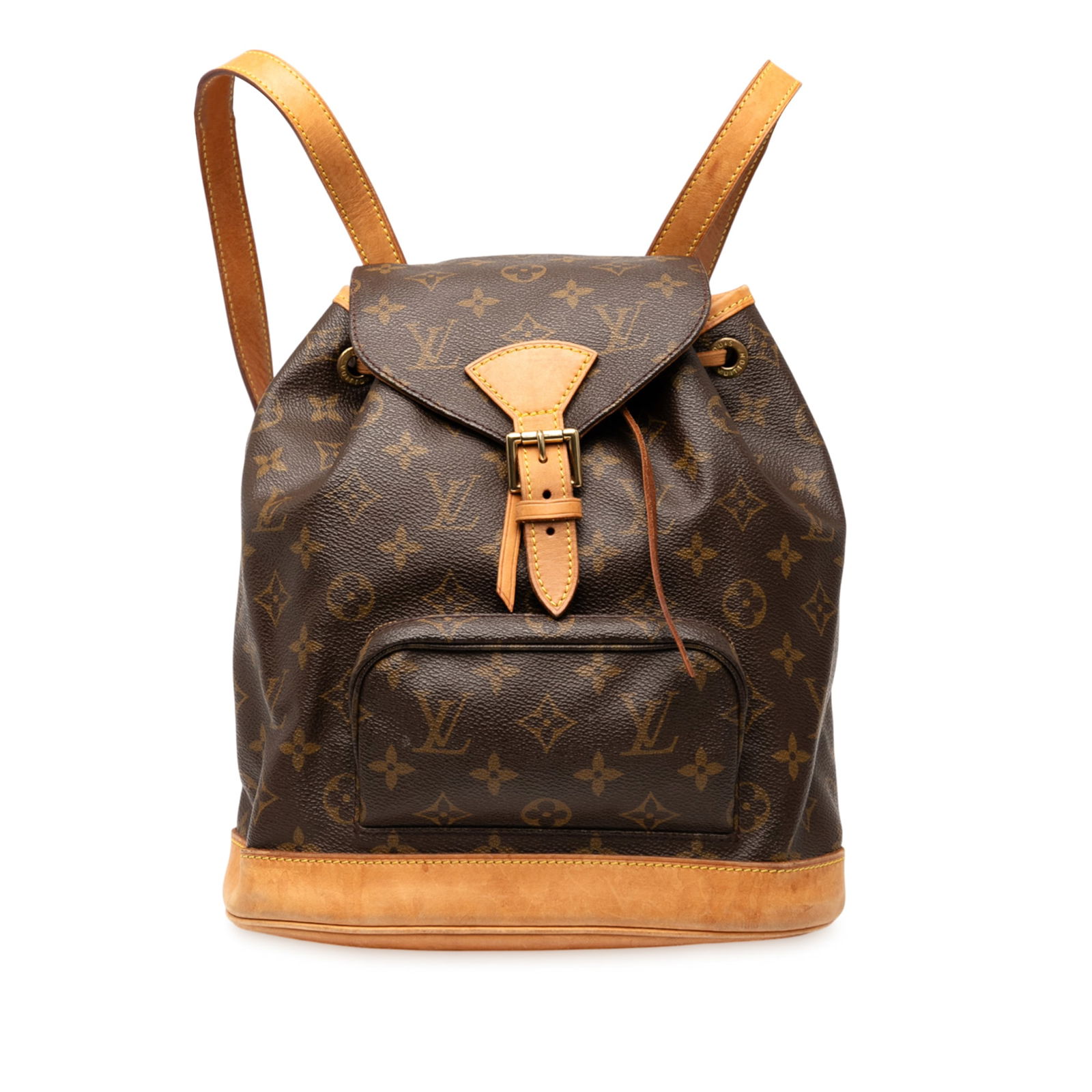 Louis Vuitton Monogram Montsouris MM Backpack with Vachetta Trim (1 of 7)