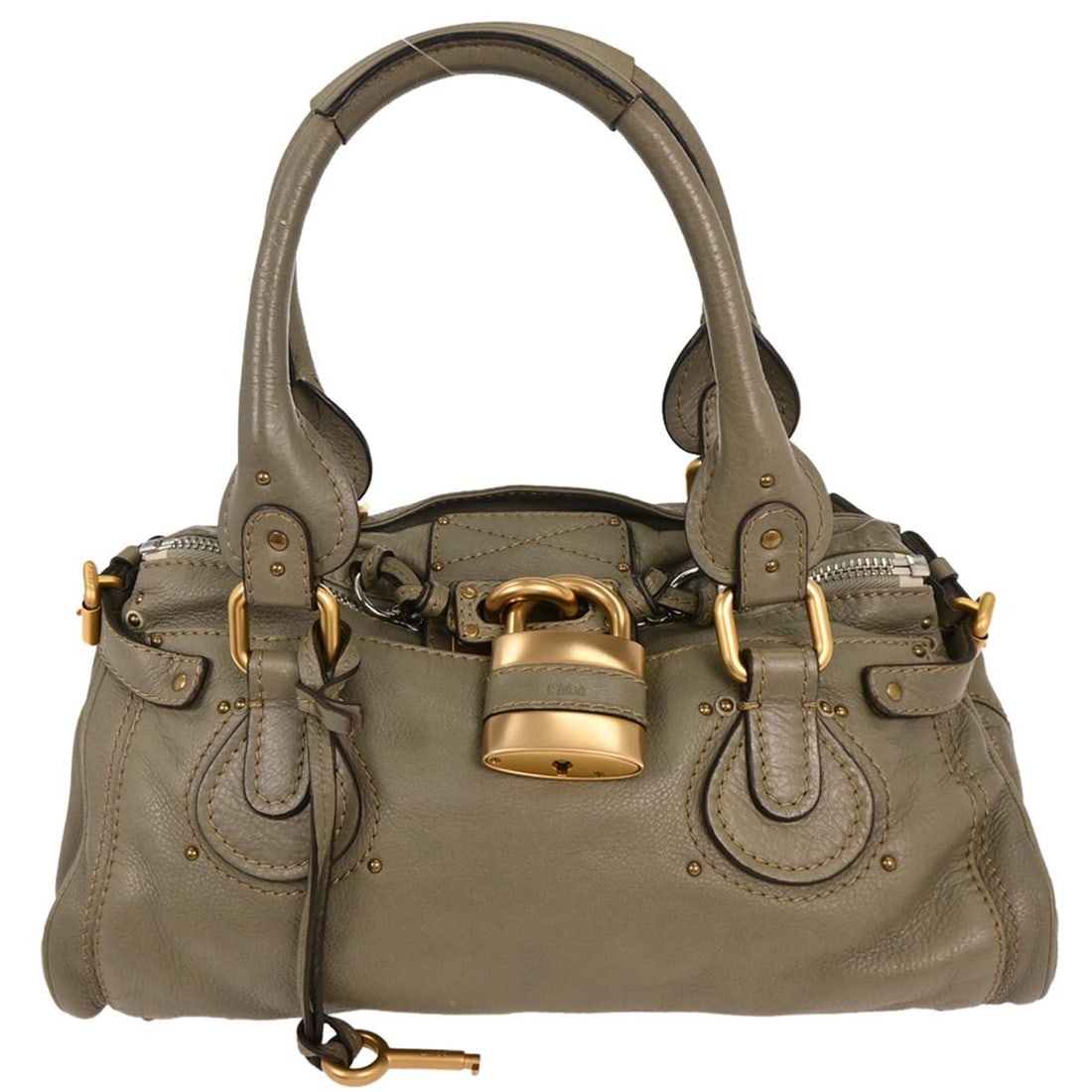 Chloe Paddington Medium Brown Leather Handbag 01-10-51-5243: Chloe Paddington Medium Brown Leather Handbag 01-10-51-5243 This Chloe Paddington Medium Handbag is a stylish and versatile accessory perfect for casual occasions. Crafted from high-quality leather, t