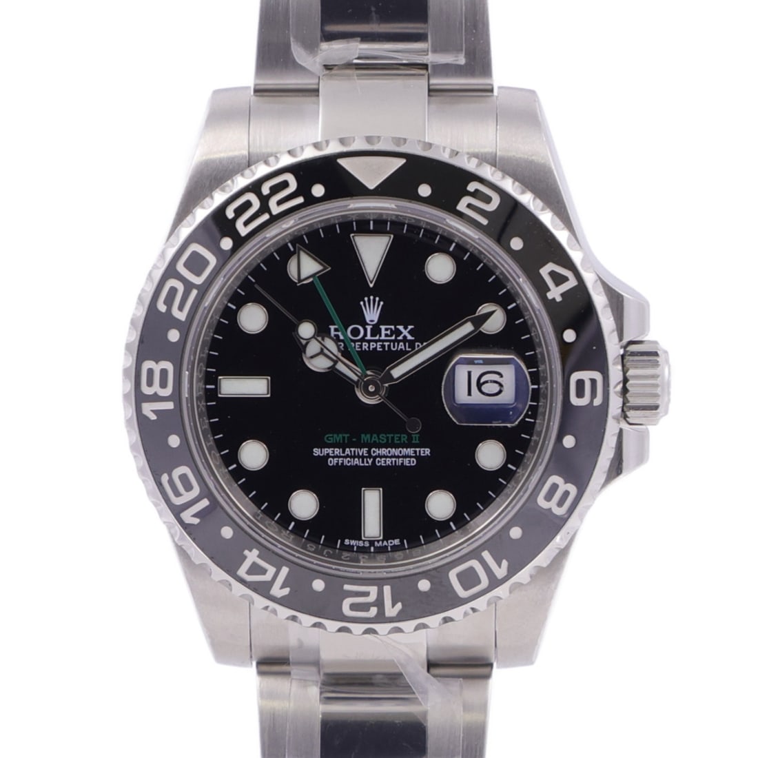 ROLEX GMT Master II 116710LN Automatic Stainless Steel Black Dial Watch (1 of 10)