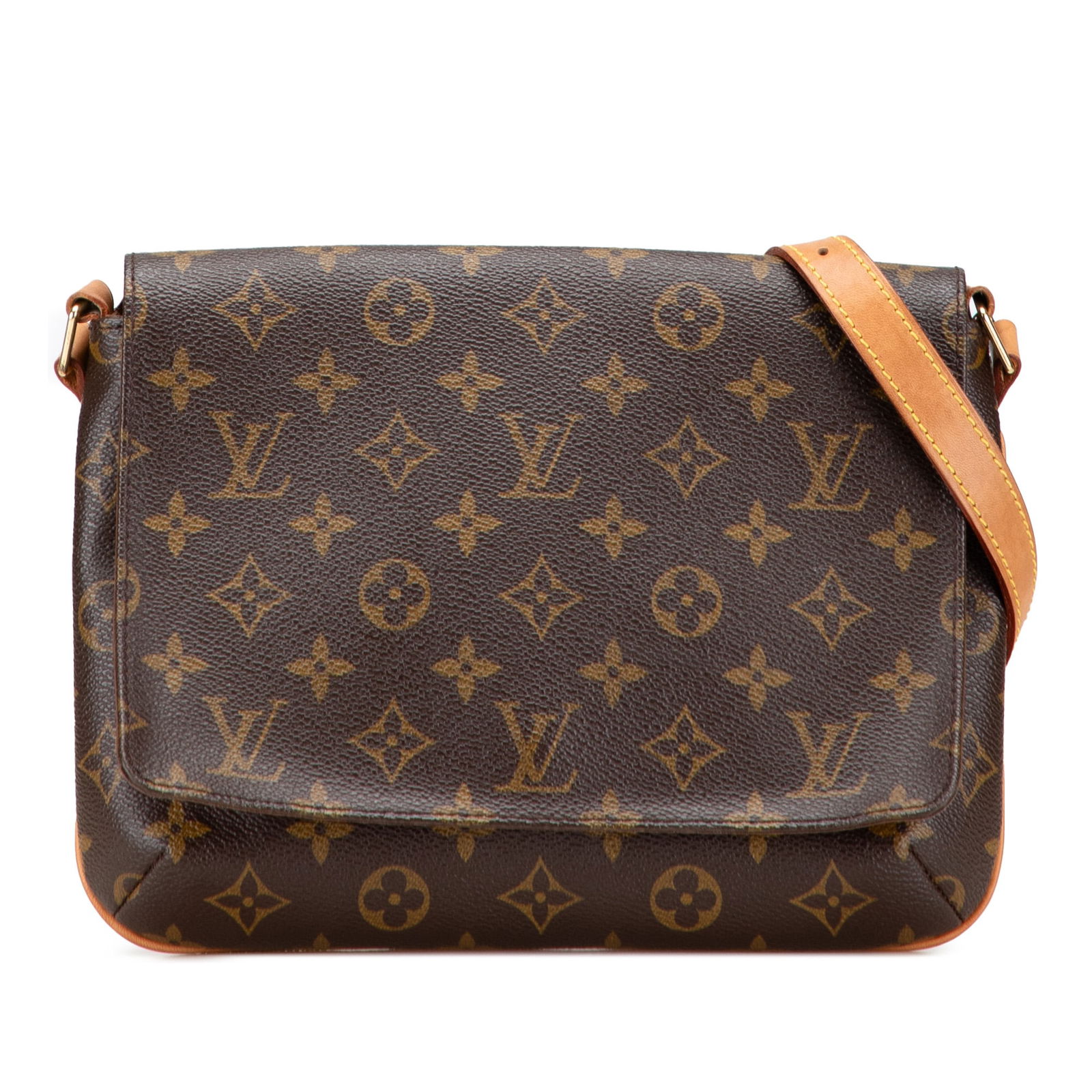 Louis Vuitton Monogram Musette Tango Bag with Vachetta Trim: Louis Vuitton Monogram Musette Tango Bag with Vachetta Trim The Louis Vuitton Monogram Musette Tango Short Strap is a stylish and functional bag crafted from durable monogram canvas with vachetta leat