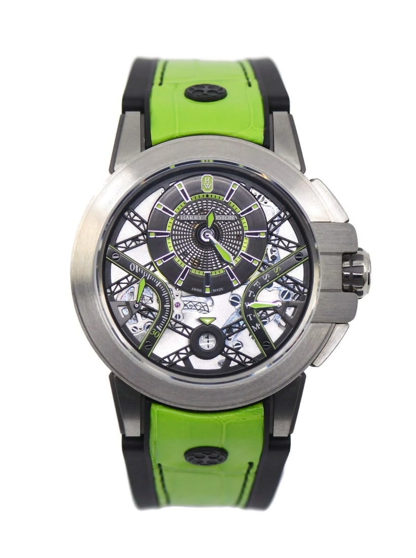 Harry Winston Ocean Green Zalium 42mm Watch OCEABI42ZZ005 with Box and Papers (1 of 6)