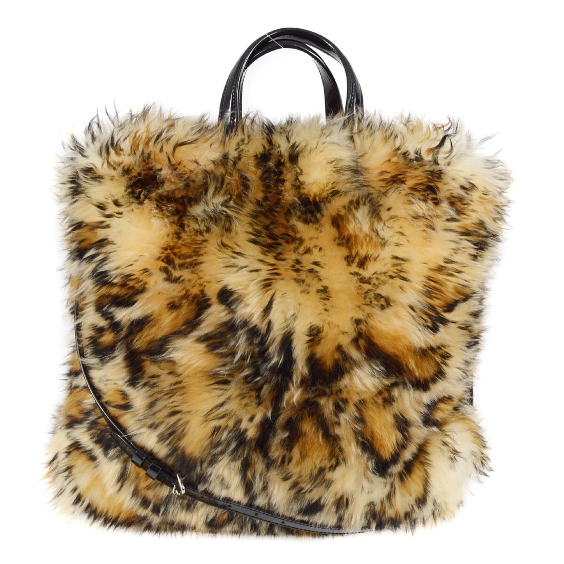 Louis Vuitton Sac Plat 2way Tote Handbag Animal Collection M50818 Beige Brown Black (1 of 6)