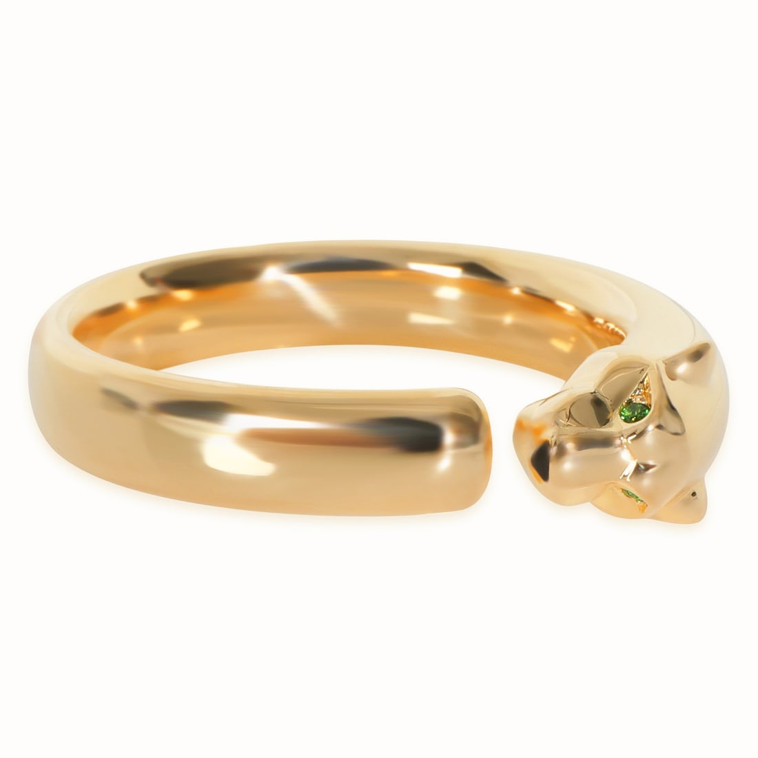 Cartier 18k Yellow Gold Small Panthere de Cartier Ring with Box and Certificate: Cartier 18k Yellow Gold Small Panthere de Cartier Ring with Box and Certificate This exquisite Cartier Small Model Panthere de Cartier Ring is crafted from luxurious 18k yellow gold, showcasing a clas