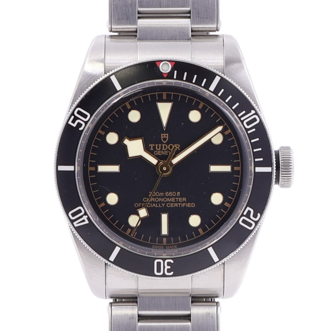 TUDOR Black Bay Automatic Stainless Steel 79230N Waterproof Watch: TUDOR Black Bay Automatic Stainless Steel 79230N Waterproof Watch Introducing the TUDOR Black Bay Automatic Watch 79230N, a sophisticated wristwatch crafted from durable stainless steel. This stylish