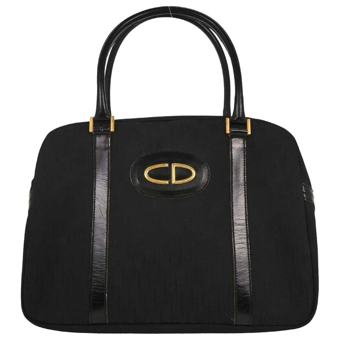 Christian Dior Black Canvas Trotter Exclusive Duffle Handbag: Christian Dior Black Canvas Trotter Exclusive Duffle Handbag This Christian Dior Black Canvas Trotter MODELE EXCLUSIF Duffle Handbag is a stylish and practical accessory for any occasion. Crafted from