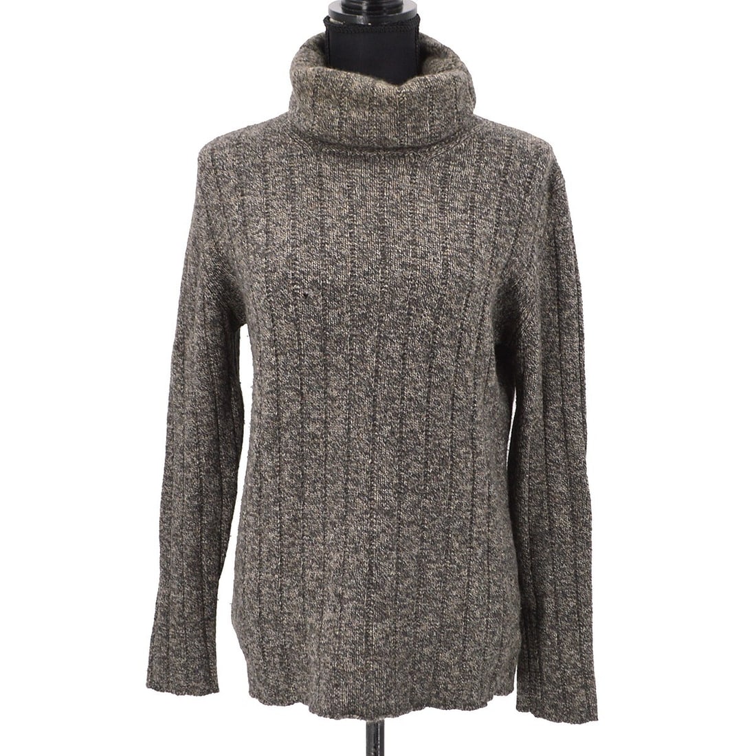 Vintage Chanel Gray Cashmere Sweater 90s Style Long Sleeve (1 of 9)