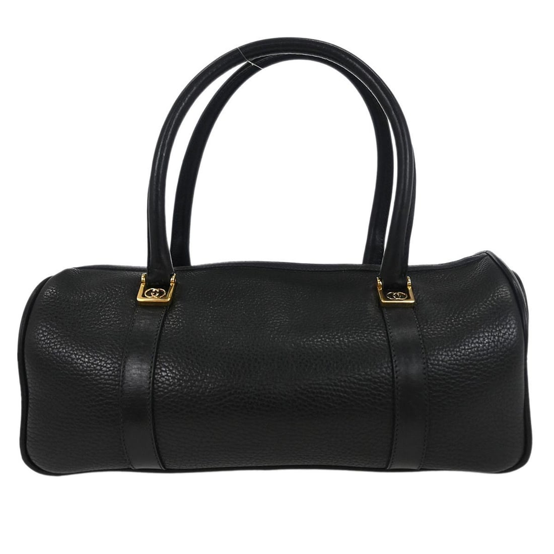 Gucci Black Leather Top Handle Handbag 000.58.0040: Gucci Black Leather Top Handle Handbag 000.58.0040 This stylish Gucci Black Leather Handbag combines elegance with practicality, making it perfect for casual outings. Crafted from high-quality leather