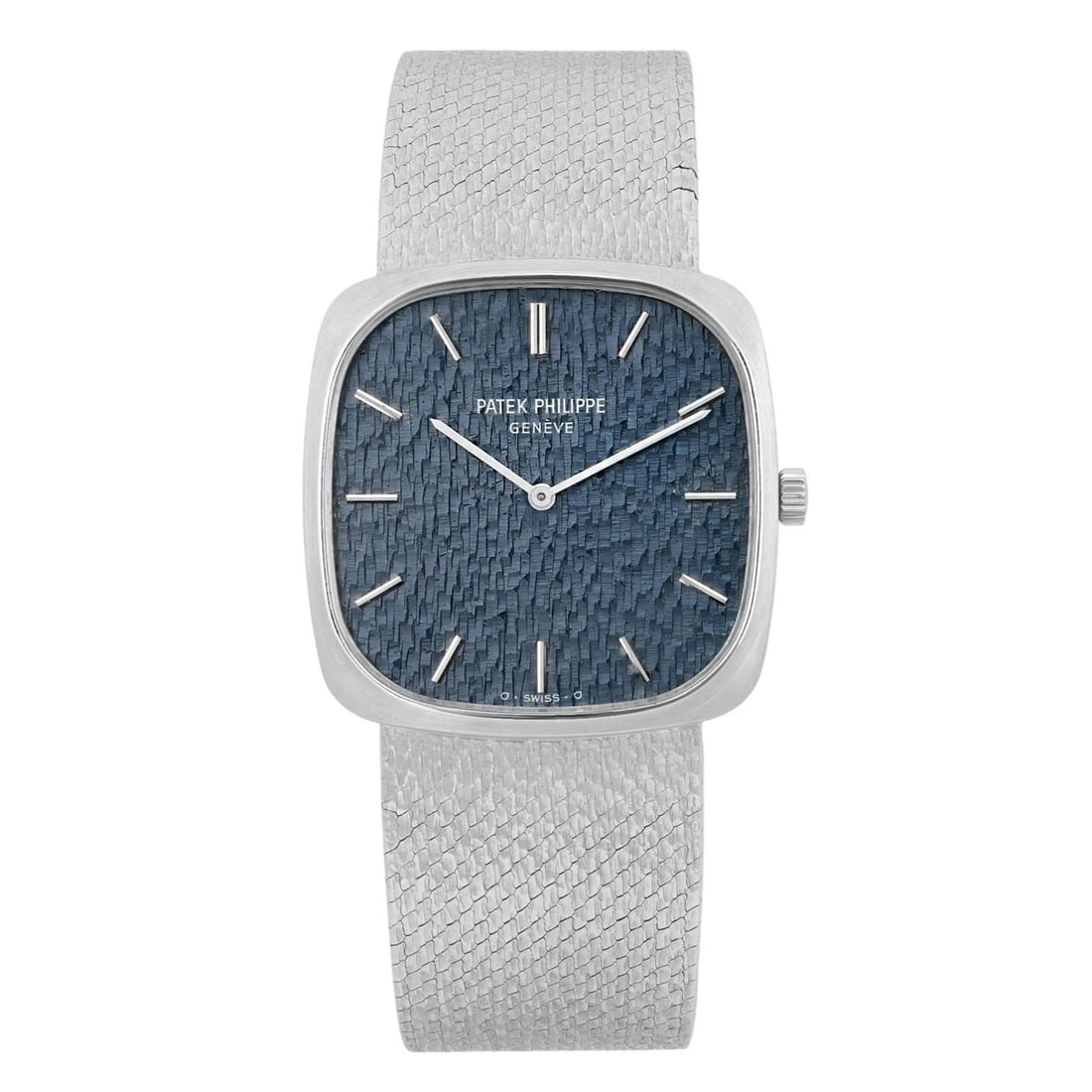 Patek Philippe Ellipse 28mm 18k White Gold Blue Dial Vintage Unisex Watch 3566/1G (1 of 5)