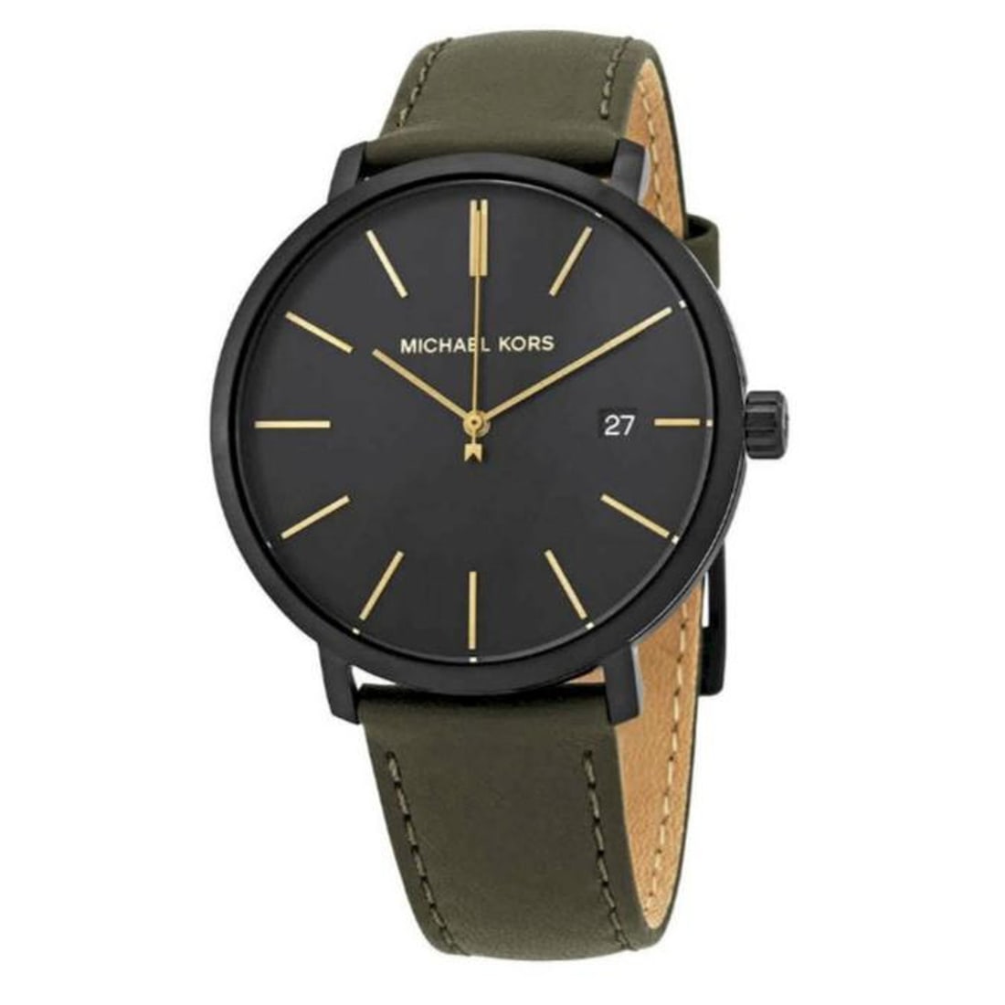 Michael Kors Blake 42mm Black Dial Quartz Watch MK8676 with Box and Papers: Michael Kors Blake 42mm Black Dial Quartz Watch MK8676 with Box and Papers This Michael Kors Blake 42mm wristwatch combines style and functionality with its sleek design. Crafted from stainless steel,