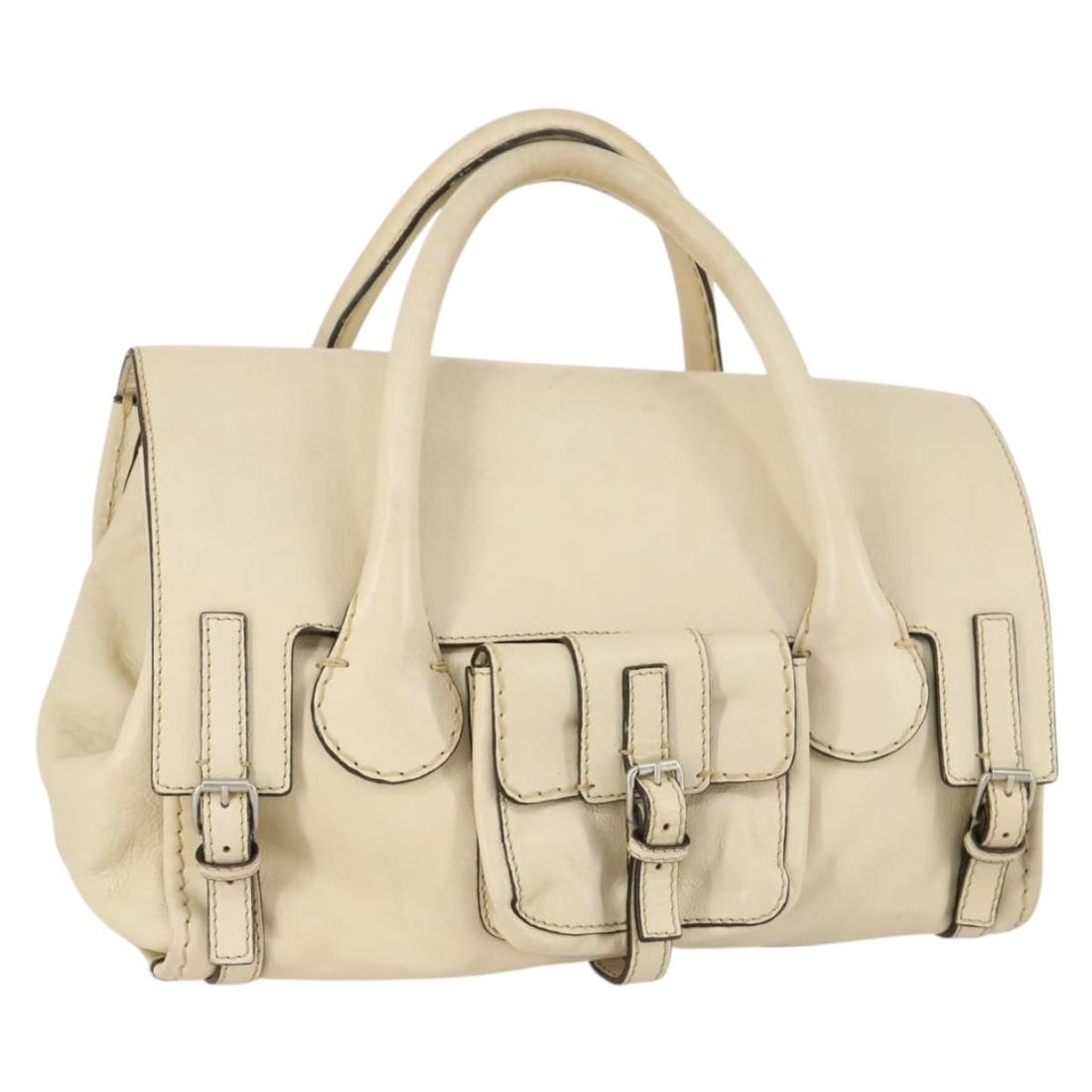 Chloe Edith Beige Silver Leather Boston Bag Authentic Italy: Chloe Edith Beige Silver Leather Boston Bag Authentic Italy This Chloe Edith Boston Bag is a stylish and sophisticated accessory made from high-quality beige leather with silver accents. Designed with