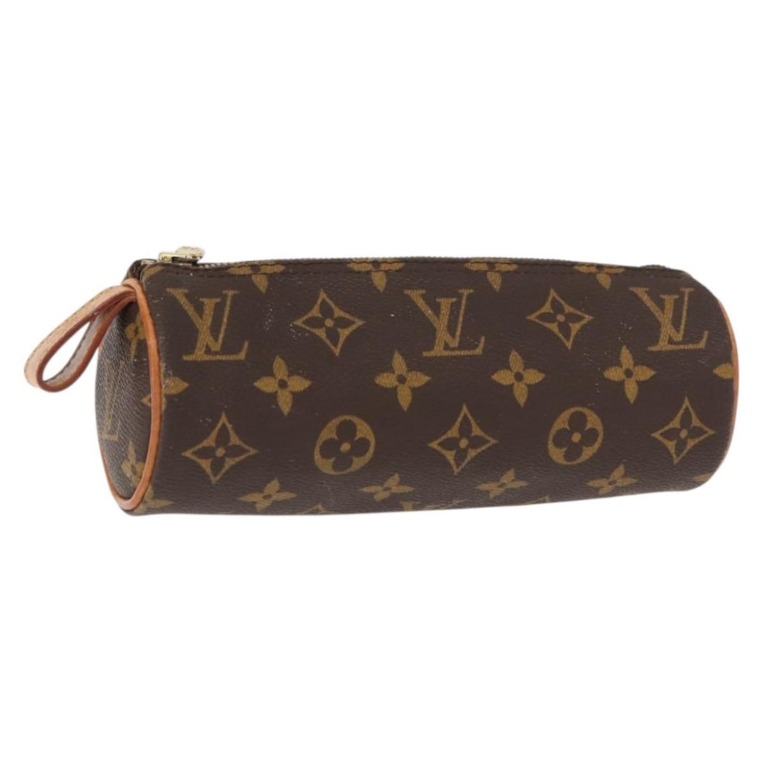 LOUIS VUITTON Monogram Trousse Rondo Pouch M47630 Authentic France: LOUIS VUITTON Monogram Trousse Rondo Pouch M47630 Authentic France This authentic Louis Vuitton Monogram Trousse Rondo Pouch (M47630) showcases the iconic monogram canvas, combining style and function