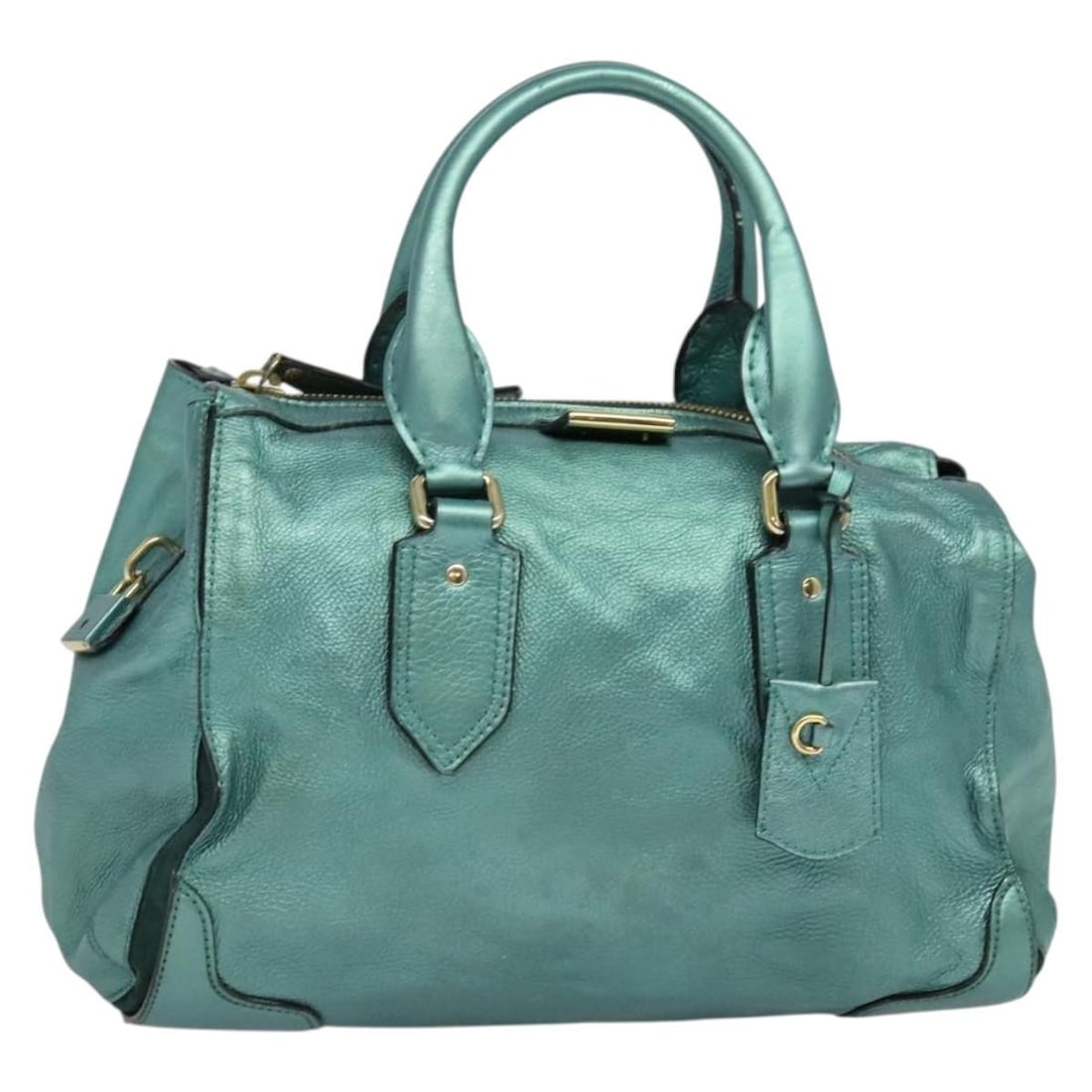 BURBERRY Protham Leather Hand Bag Blue Gold Made in Italy: BURBERRY Protham Leather Hand Bag Blue Gold Made in Italy This BURBERRY Protham Hand Bag is a stylish accessory crafted from premium leather in an elegant blue and gold color combination. Designed for