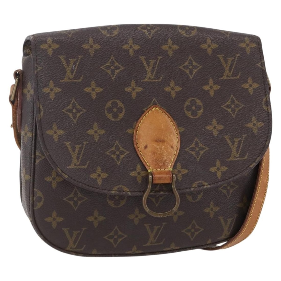 LOUIS VUITTON Monogram Saint Cloud GM Shoulder Bag M51242 France Auth: LOUIS VUITTON Monogram Saint Cloud GM Shoulder Bag M51242 France Auth This LOUIS VUITTON Monogram Saint Cloud GM Shoulder Bag (Model: M51242) is a stylish accessory crafted from durable Monogram Canva