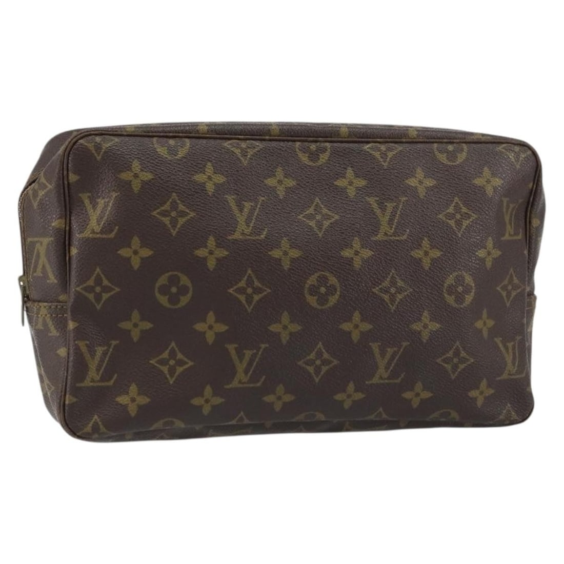 LOUIS VUITTON Monogram Trousse Toilette 28 Clutch Bag M47522 Authentic (1 of 17)