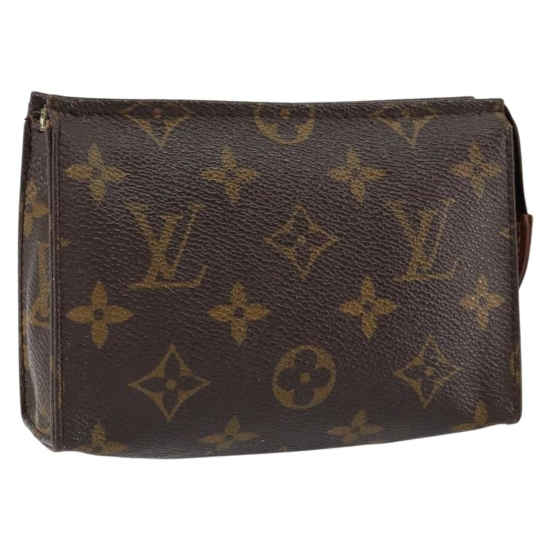 LOUIS VUITTON Monogram Poche Toilette 15 Pouch M47546 Authentic: LOUIS VUITTON Monogram Poche Toilette 15 Pouch M47546 Authentic The LOUIS VUITTON Monogram Poche Toilette 15 Pouch is a stylish and practical accessory crafted from durable Monogram Canvas, making it