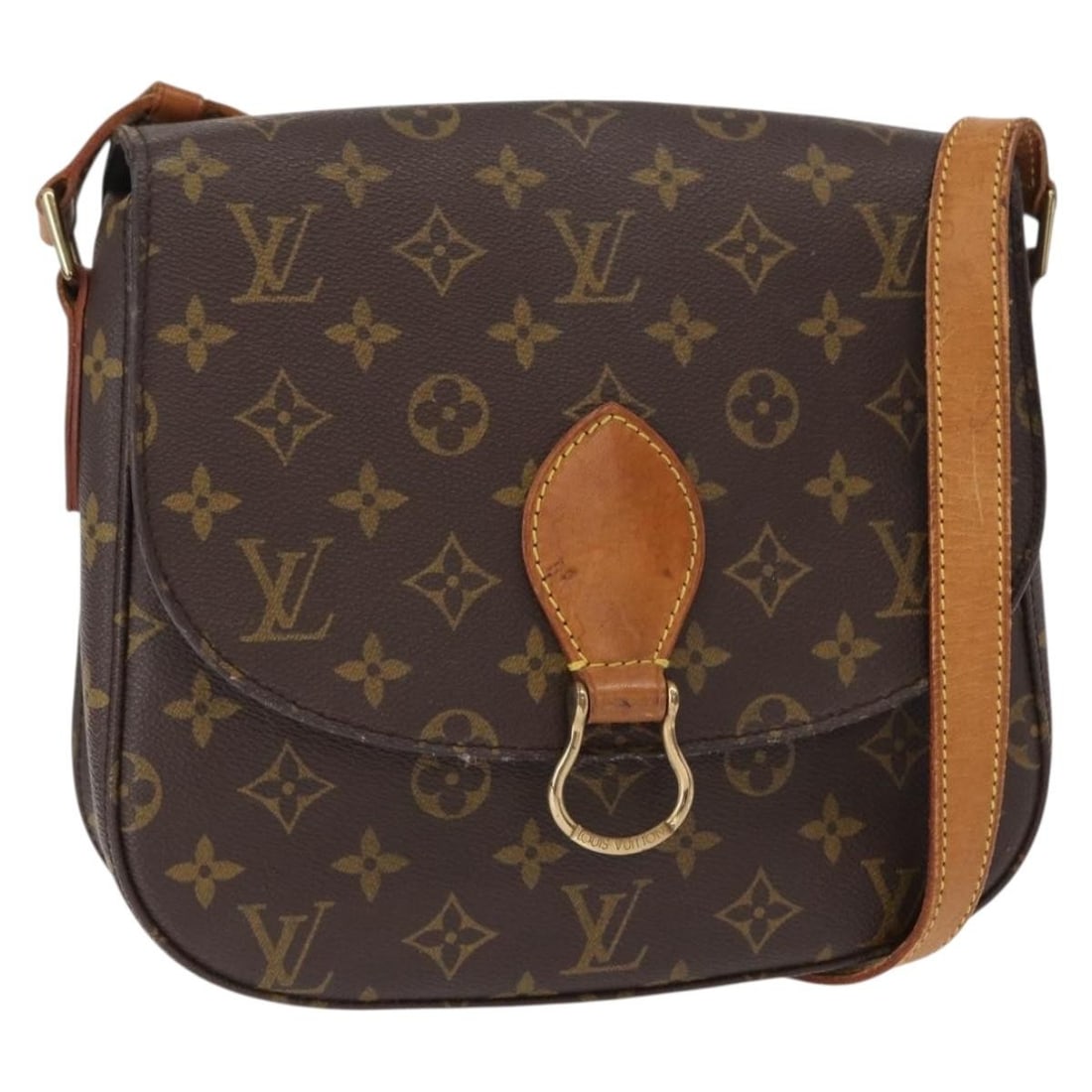 LOUIS VUITTON Monogram Saint Cloud GM Shoulder Bag M51242 Auth: LOUIS VUITTON Monogram Saint Cloud GM Shoulder Bag M51242 Auth Discover the timeless elegance of the LOUIS VUITTON Monogram Saint Cloud GM Shoulder Bag. Crafted in France from durable Monogram Canvas,