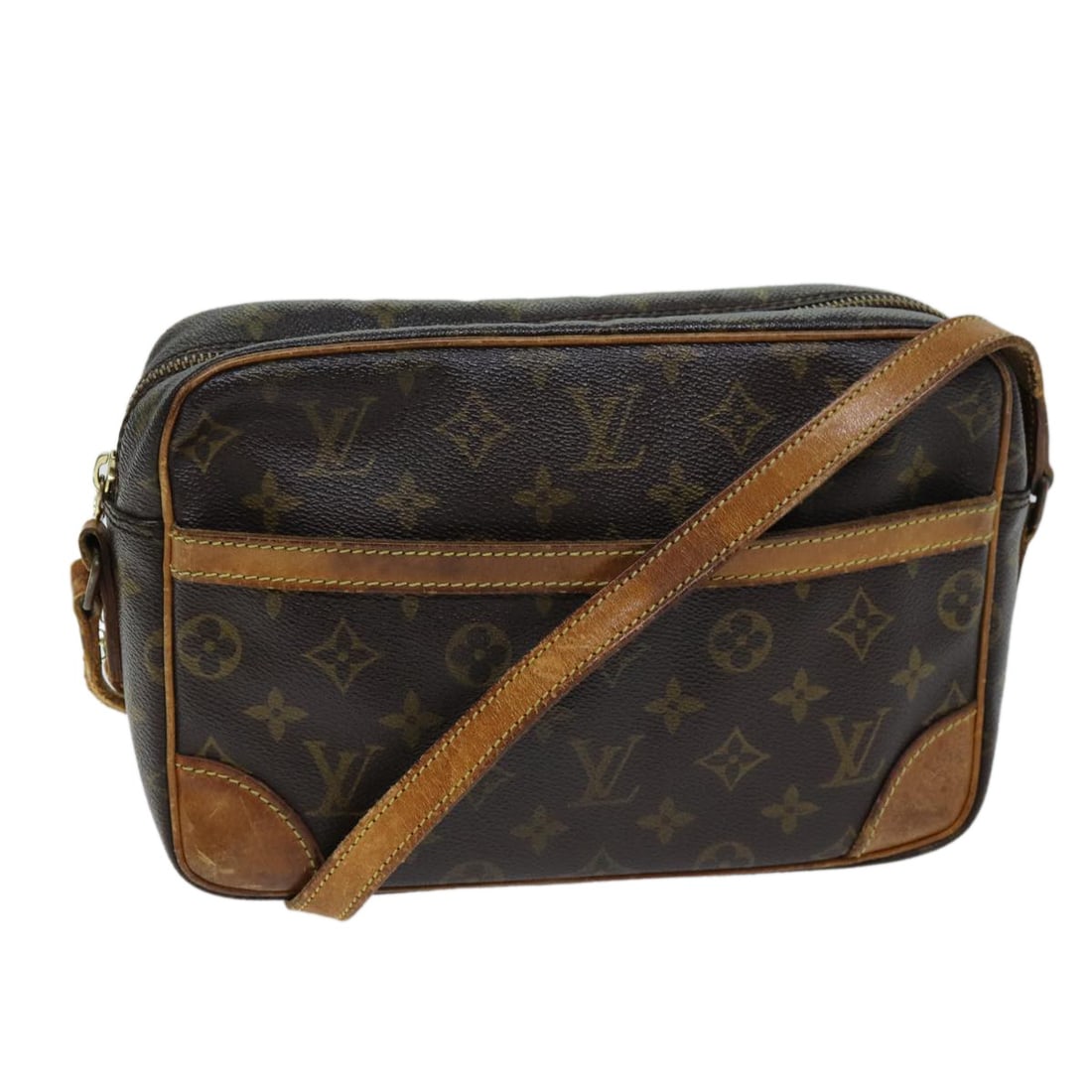 Louis Vuitton Monogram Trocadero 27 Shoulder Bag M51274 Auth France: Louis Vuitton Monogram Trocadero 27 Shoulder Bag M51274 Auth France Experience timeless elegance with the LOUIS VUITTON Monogram Trocadero 27 Shoulder Bag. Crafted from durable Monogram Canvas, this s