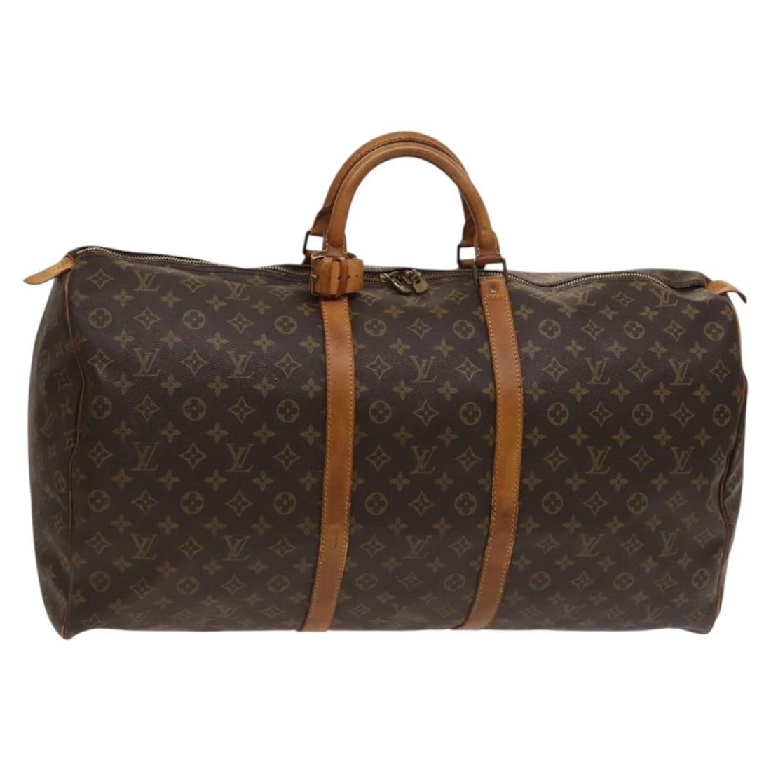 LOUIS VUITTON Monogram Keepall 60 Boston Bag M41422 Auth: LOUIS VUITTON Monogram Keepall 60 Boston Bag M41422 Auth This iconic LOUIS VUITTON Monogram Keepall 60 Boston Bag (M41422) is a luxurious travel companion crafted from durable Monogram Canvas. The bag