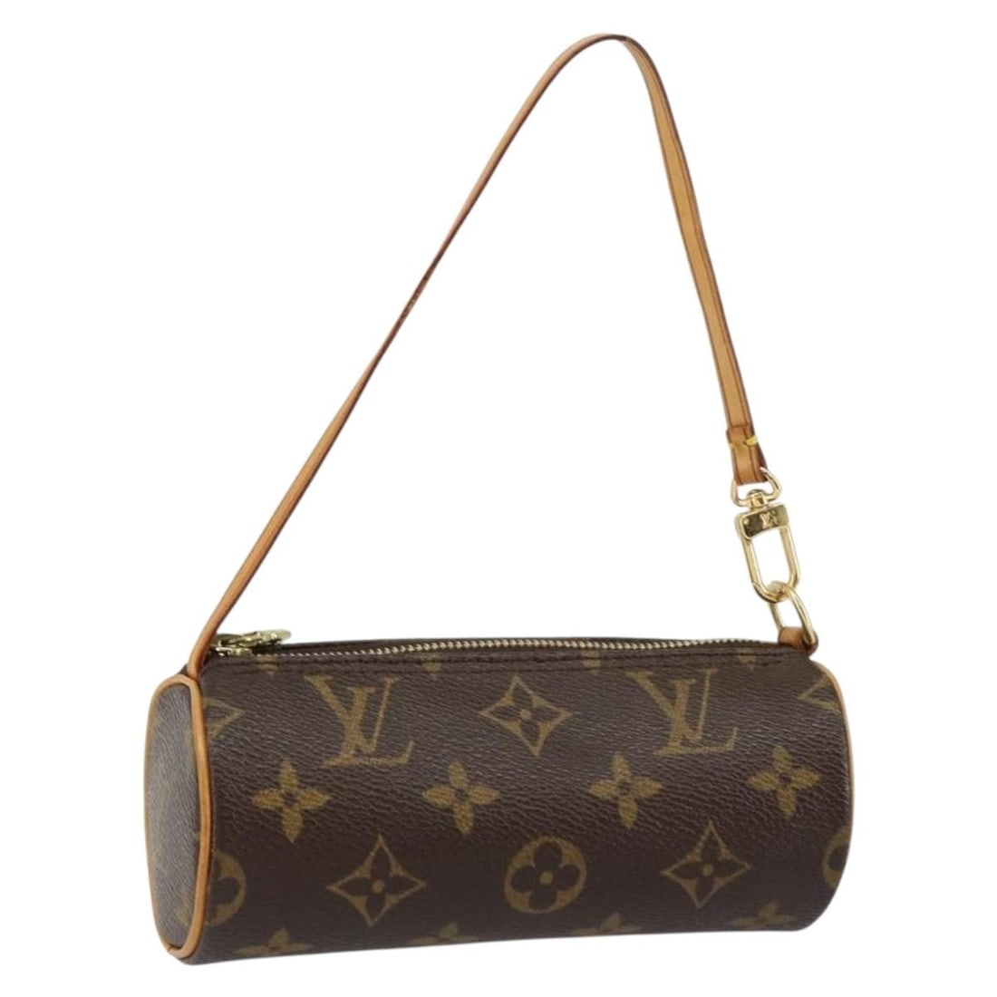 LOUIS VUITTON Monogram Papillon Pouch Authentic France AM9279: LOUIS VUITTON Monogram Papillon Pouch Authentic France AM9279 The LOUIS VUITTON Monogram Papillon Pouch is a stylish accessory crafted from premium Monogram Canvas, featuring the iconic Louis Vuitton