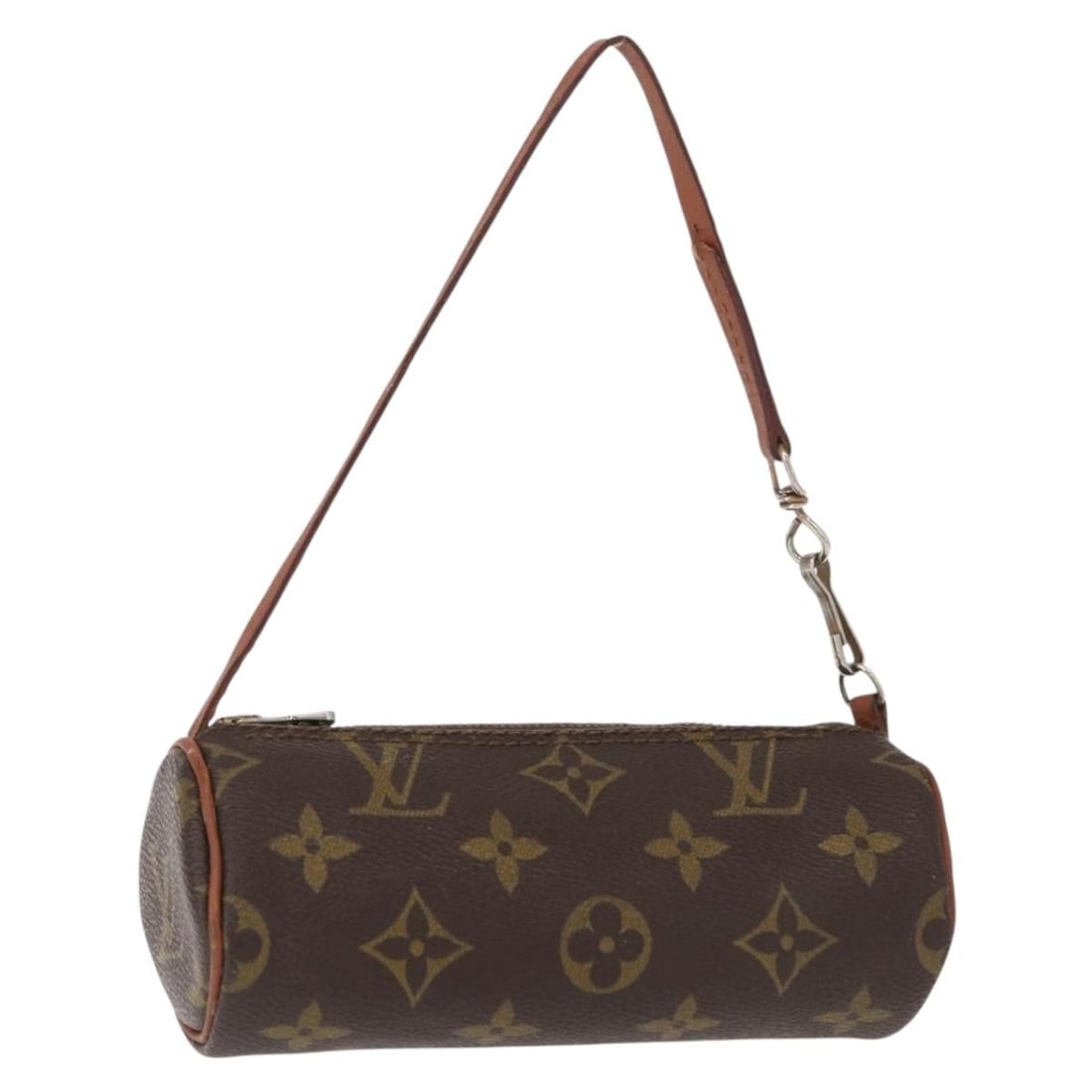 LOUIS VUITTON Monogram Papillon Pouch Auth AM9726: LOUIS VUITTON Monogram Papillon Pouch Auth AM9726 This LOUIS VUITTON Monogram Papillon Pouch is a stylish and compact accessory crafted from high-quality Monogram Canvas. The pouch features a classic