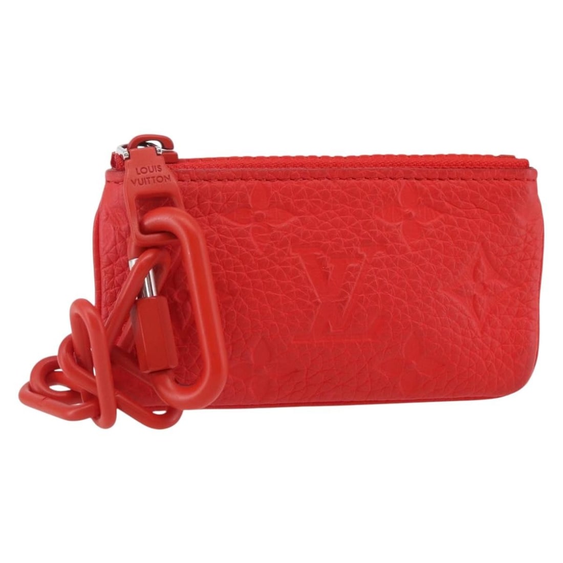 Louis Vuitton Virgil Abloh Red Empreinte Coin Purse M67474 Auth: Louis Vuitton Virgil Abloh Red Empreinte Coin Purse M67474 Auth Discover the LOUIS VUITTON Empreinte Virgil Abloh Pochette Cles Coin Purse, a stylish accessory crafted from exquisite Monogram Empreint