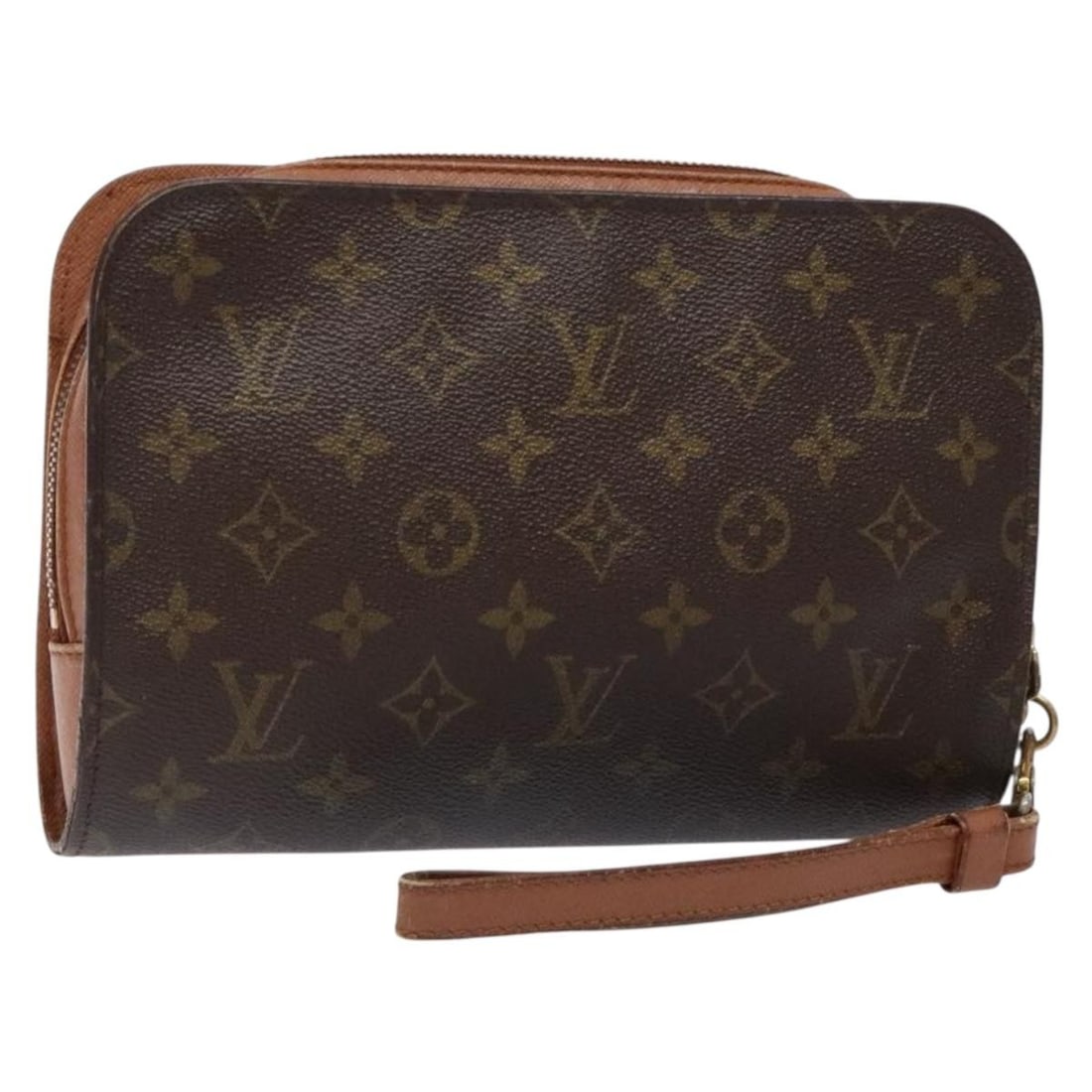 Authentic Louis Vuitton Monogram Orsay Clutch Bag M51790: Authentic Louis Vuitton Monogram Orsay Clutch Bag M51790 This LOUIS VUITTON Monogram Orsay Clutch Bag (M51790) is a stylish accessory crafted from durable Monogram Canvas. Featuring a classic monogram