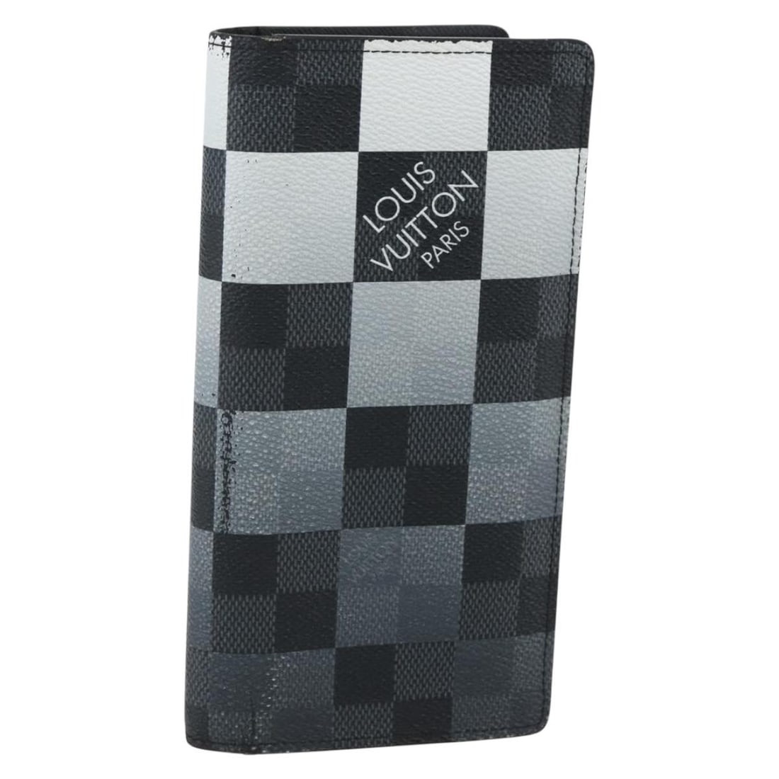 LOUIS VUITTON Damier Graphite Giant Portefeuille Blaza N40415 Auth Long Wallet: LOUIS VUITTON Damier Graphite Giant Portefeuille Blaza N40415 Auth Long Wallet This LOUIS VUITTON Damier Graphite Giant Portefeuille Blaza NM is a sophisticated long wallet crafted from durable Damier