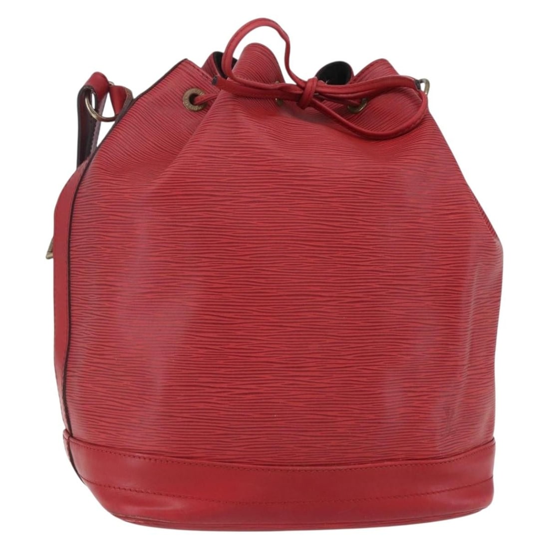 Louis Vuitton Epi Noe Shoulder Bag Red M44007 Authentic France: Louis Vuitton Epi Noe Shoulder Bag Red M44007 Authentic France This authentic Louis Vuitton Epi Noe Shoulder Bag in striking red is a timeless accessory that showcases the brand's renowned craftsmansh