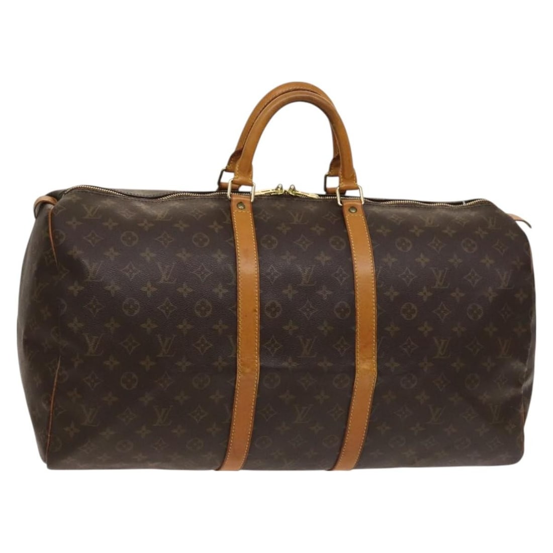 LOUIS VUITTON Monogram Keepall 55 M41424 Boston Bag Authenticated: LOUIS VUITTON Monogram Keepall 55 M41424 Boston Bag Authenticated Elevate your travel style with this authentic LOUIS VUITTON Monogram Keepall 55 Boston Bag. Crafted in France from durable Monogram Ca
