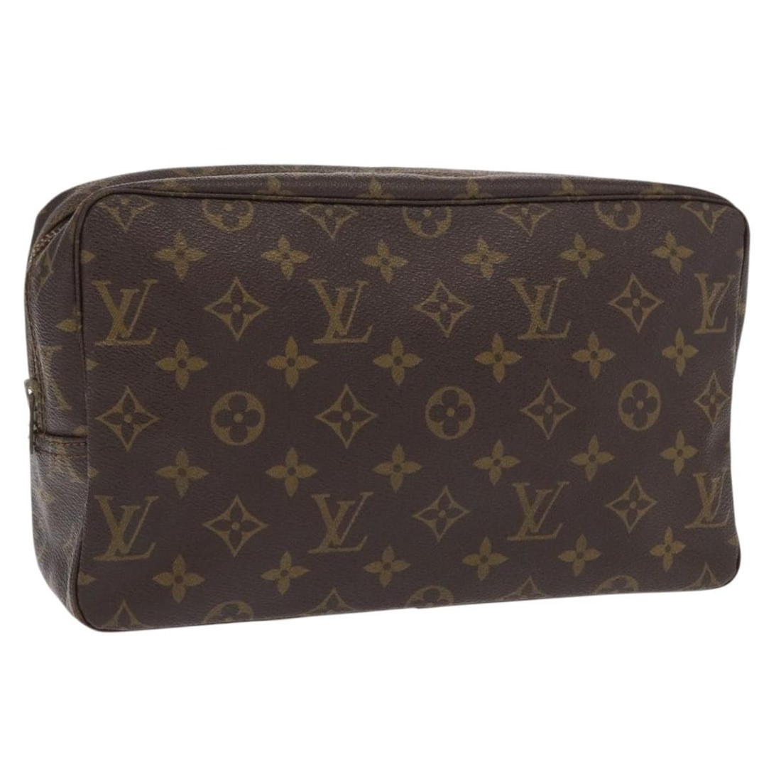 LOUIS VUITTON Monogram Trousse Toilette 28 Clutch Bag M47522 Auth: LOUIS VUITTON Monogram Trousse Toilette 28 Clutch Bag M47522 Auth This iconic Louis Vuitton Monogram Trousse Toilette 28 Clutch Bag (M47522) showcases the brand's signature monogram canvas, making it