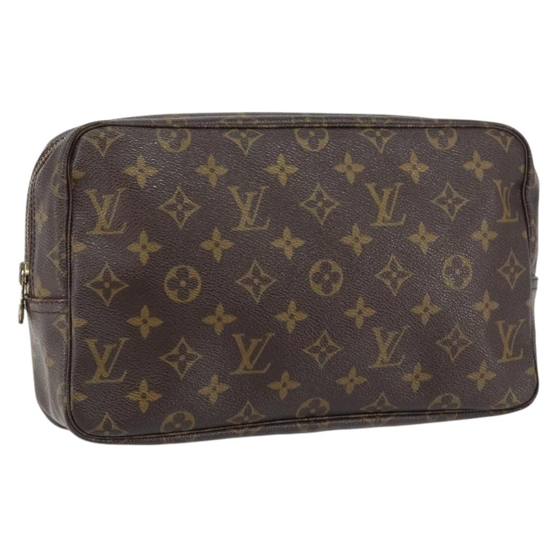 LOUIS VUITTON Monogram Trousse Toilette 28 Clutch Bag M47522 Auth: LOUIS VUITTON Monogram Trousse Toilette 28 Clutch Bag M47522 Auth Introducing the LOUIS VUITTON Monogram Trousse Toilette 28 Clutch Bag, a classic accessory that showcases the iconic monogram canvas.
