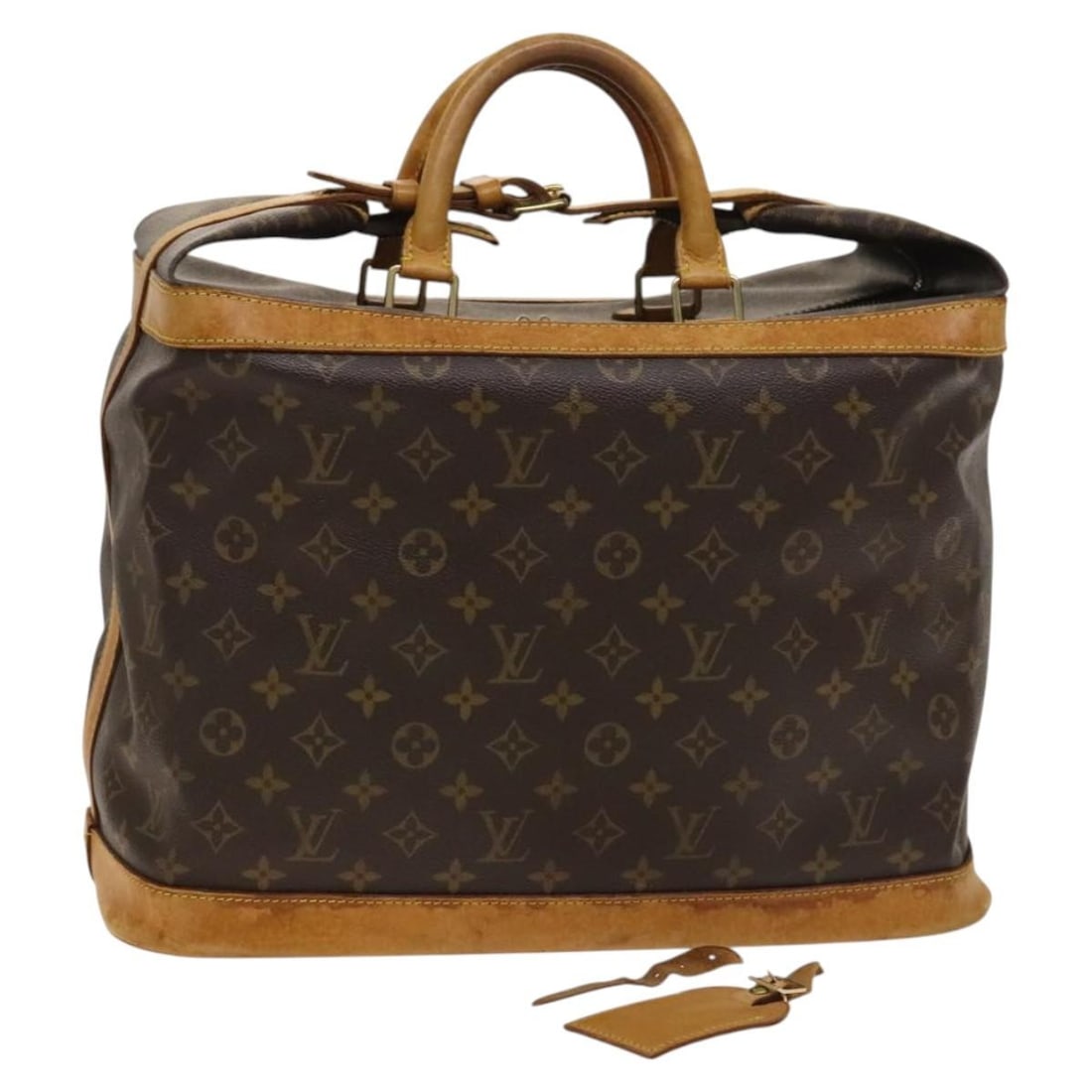 LOUIS VUITTON Monogram Cruiser Bag 40 M41139 Authentic Hand Bag: LOUIS VUITTON Monogram Cruiser Bag 40 M41139 Authentic Hand Bag Elevate your accessory collection with the LOUIS VUITTON Monogram Cruiser Bag 40, a stunning hand bag crafted from iconic Monogram Canva