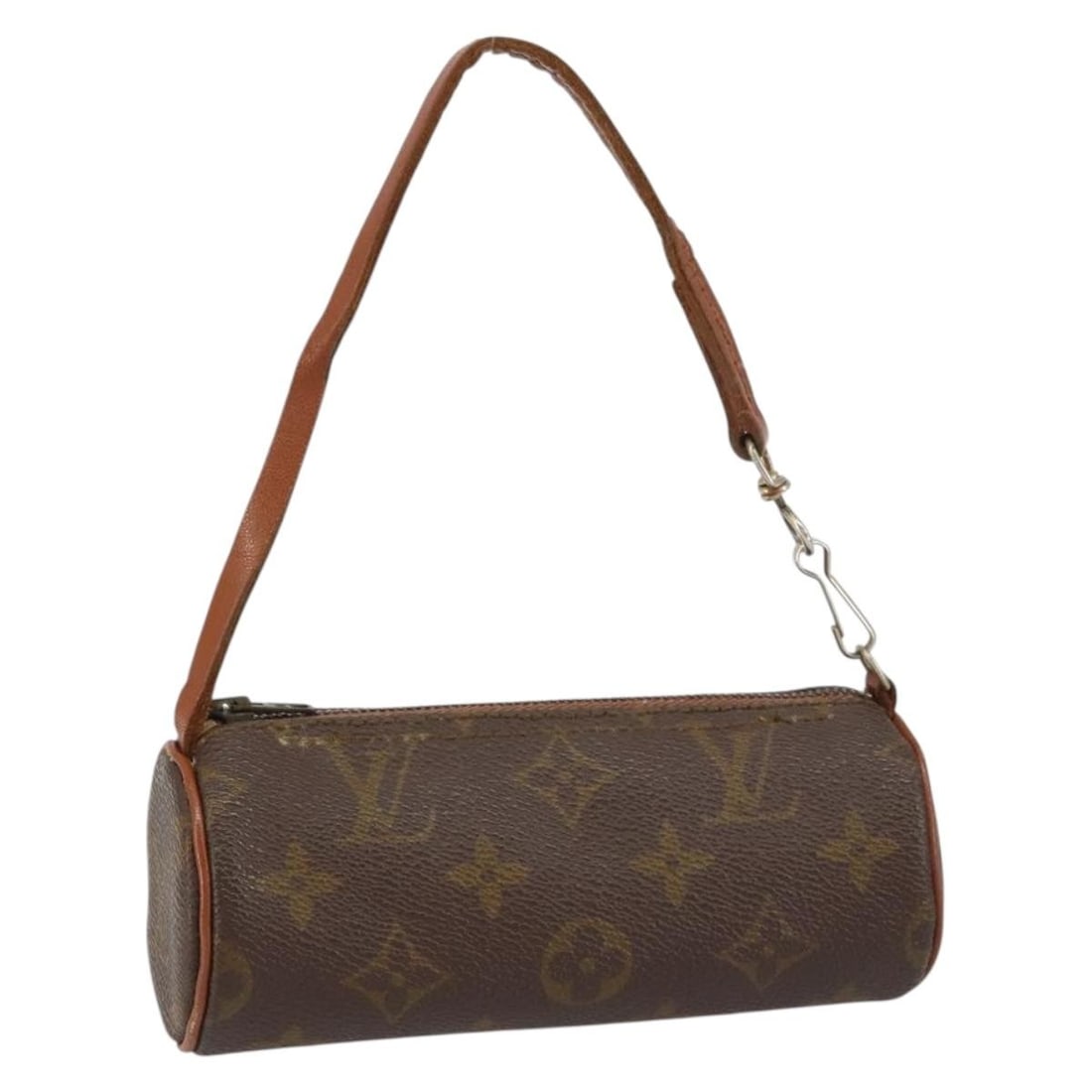 LOUIS VUITTON Monogram Papillon Pouch Authentic BA8767: LOUIS VUITTON Monogram Papillon Pouch Authentic BA8767 This authentic LOUIS VUITTON Monogram Papillon Pouch is a stylish accessory crafted from the iconic Monogram Canvas. Ideal for carrying small ess
