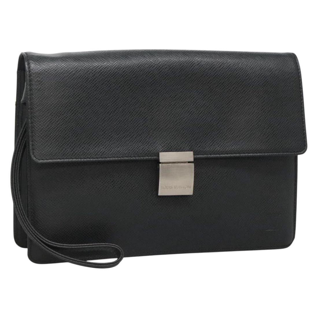 LOUIS VUITTON Taiga Selenga Clutch Bag Ardoise M30782 Spain Auth: LOUIS VUITTON Taiga Selenga Clutch Bag Ardoise M30782 Spain Auth This authentic Louis Vuitton Taiga Selenga Clutch Bag is crafted from premium Taiga leather in an elegant Ardoise color. The bag featur